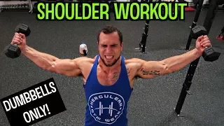 Intense 5 Minute Dumbbell Shoulder Workout #2