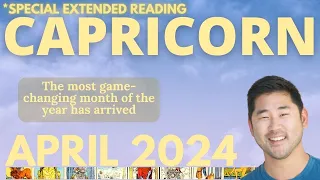 CAPRICORN April 2024 - RISING TO THE TOP! WHAT YOU WISHED FOR IS COMING🌠 Tarot Horoscope ♑️