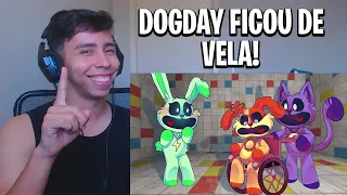 REACT DogDay passou a PERNA no CatNap e na Hoppy? Perguntas e Respostas Poppy Playtime 3!