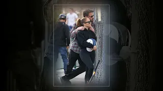 Jennifer Lopez enjoying a sweet smooch with boyfriend Ben Affleck.