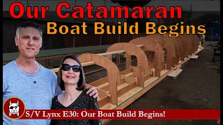Kit E30 Catamaran Boat Build Begins
