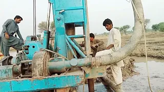 BOREWELL DRILLING IN INDIA || 85 FOOT AMAZING WATER || TRIVENI ROCK DRILARS BOREWELL MACHINE