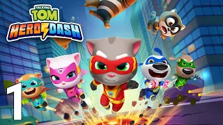 Talking Tom Hero Dash Gameplay Walkthrough Part 1 - Tutorial 2022 (iOS/Android Games)