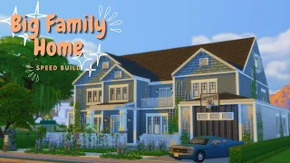 || Big Family Home || 3 days to make || No CC || Speed Build