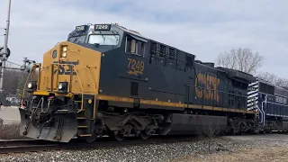 CSX railfanning in Romulus, MI