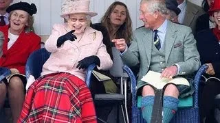 Queen and Duke visit Highland Games