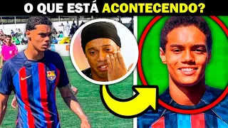O Filho do Ronaldinho é um Fracasso!? Atualizações de João Mendes no Barcelona