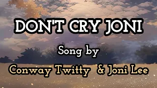 Don't Cry Joni - cover with Lyrics