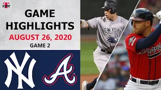 New York Yankees vs. Atlanta Braves Game 2 Highlights | August 26, 2020 (Tanaka vs. Fried)