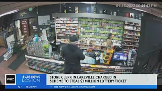 Lakeville clerk accused of stealing customer's $3 million lottery ticket pleads not guilty