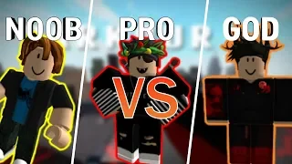 로블록스 파쿠르 noob vs pro vs god!! / Roblox Parkour noob vs pro vs god