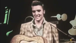 Elvis Presley on TV in 1956 - (In Colour)