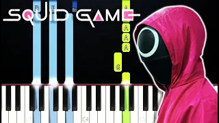 Squid Game OST - Way Back Then (Piano Tutorial)