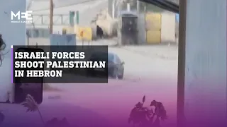 Israeli forces shoot a Palestinian young man in Hebron