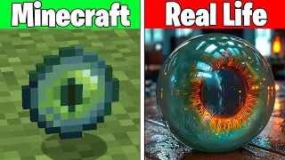Realistic Minecraft | Real Life vs Minecraft | Realistic Slime, Water, Lava #527