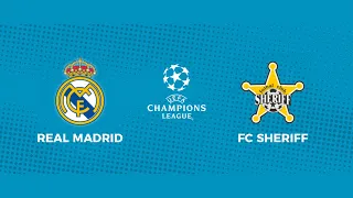 Real Madrid - FC Sheriff: siga en directo el partido de la Champions League con nosotros
