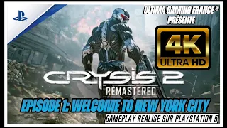 Crysis2 Remastered (PS5) 4K60fps Episode 1: Welcome To New York City