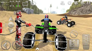 Motor Dirt green Quad Bikes Extreme Off-Road #1 - Offroad Outlaws Bike Game Android ios Gameplay