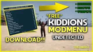 GTA ONLINE *FREE* KIDDIONS MODMENU | MONEY / RP & DOWNLOAD TUTORIAL !! *SAFE* | [PC/GTA]