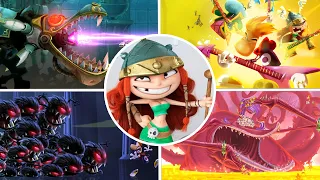Rayman Legends & Origins All Bosses + All Monsters + All Music Levels (No Damage)
