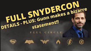 SnyderCon FULL details & Gunn makes a STUNNING statement!!!