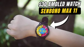 Senbono Max 11 Unboxing I Review I Amoled watch for $30 I Bluetooth Calling I Voice assistant