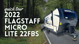 2022 Flagstaff MicroLite 22FBS Travel Trailer (quick tour)