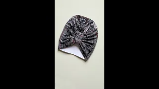 Sew a turban hat in 5 minutes!