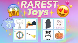 Top 10 RAREST toys in Roblox Adopt me