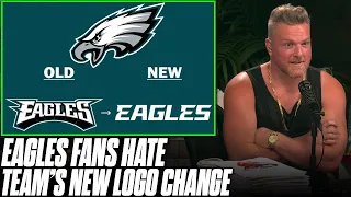 Eagles Change Their Logo, Fans Are PISSED | Pat McAfee Reacts