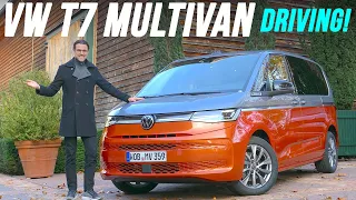 all-new VW Multivan T7 driving REVIEW 2022 Volkswagen Microbus PHEV