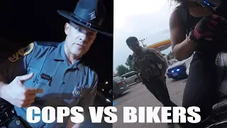 Cops vs Bikers 2018 | Police Chases & Pullovers