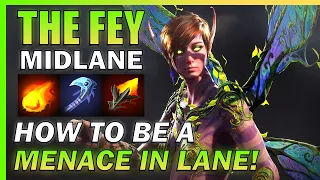 How to BE OPPRESIVE IN LANE with FEY despite being camped! - Predecessor Mid Gameplay