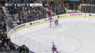 Jimmy Vesey first NHL GOAL on NHL® 17