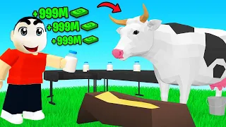 I OPENED Profitable FARM in ROBLOX FACTORY FARM TYCOON with CHOP SHINCHAN | AMAAN-T