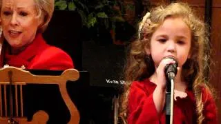 Madeline Grace (4 yrs. old) singing "Happy Birthday Jesus"