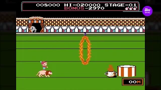 Circus Charlie - Gameplay (NES 1986)