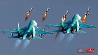 Scary!! Russia's New Generation Su-34M, The Most Fearsome Bomber Jet in Ukraine