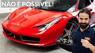 INACREDITÁVEL o que encontramos nessa FERRARI 458 Italia. Mostramos o diagnóstico do inicio ao fim.