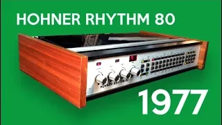 HOHNER RHYTHM 80 | Analog Rhythm Box 1977 | HD DEMO