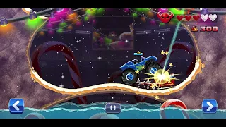 Drive ahead! part 1 GIFT box monster truck big vs santa car