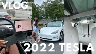 Picking Up My 2022 Tesla Model 3 | Tesla Accessories