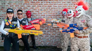 LTT Nerf Mod :  Team SEAL Warriors Nerf Guns Fight Dr Ken Crazy Infiltrate The Bandit's Lair