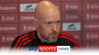 Erik ten Hag says Manchester United need to have a 'winning culture' if they're to achieve cup goals