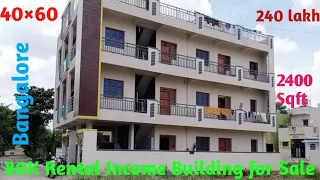 80K Rental Income Building for Sale in Bangalore|40×60|East Facing|Brand New|ELP Real Estate|Video77