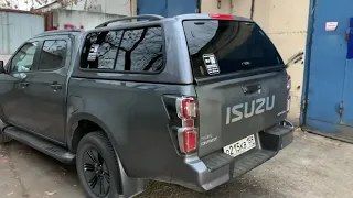 Кунг Carryboy S2 на новейший Isuzu D-max’2021, серый металлик. Первая установка в России! +PickupBox