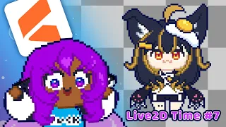 【Live2D Work Flow】Catgirl and Egg Physics | Live2D Rigging Stream