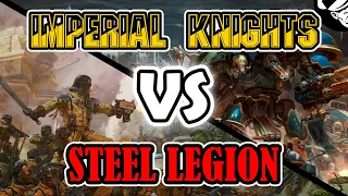 Imperial Knights Vs Astra Militarum | 10th Edition Battle Report | Warhammer 40,000