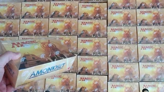 Amonkhet Booster Box Opening ....I found a Yu-Gi-Oh! card in my packs!? Glitch?