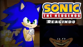 Personagens do Sonic reagindo a Sonic the hedgehog ( Evanimas ) // gacha club